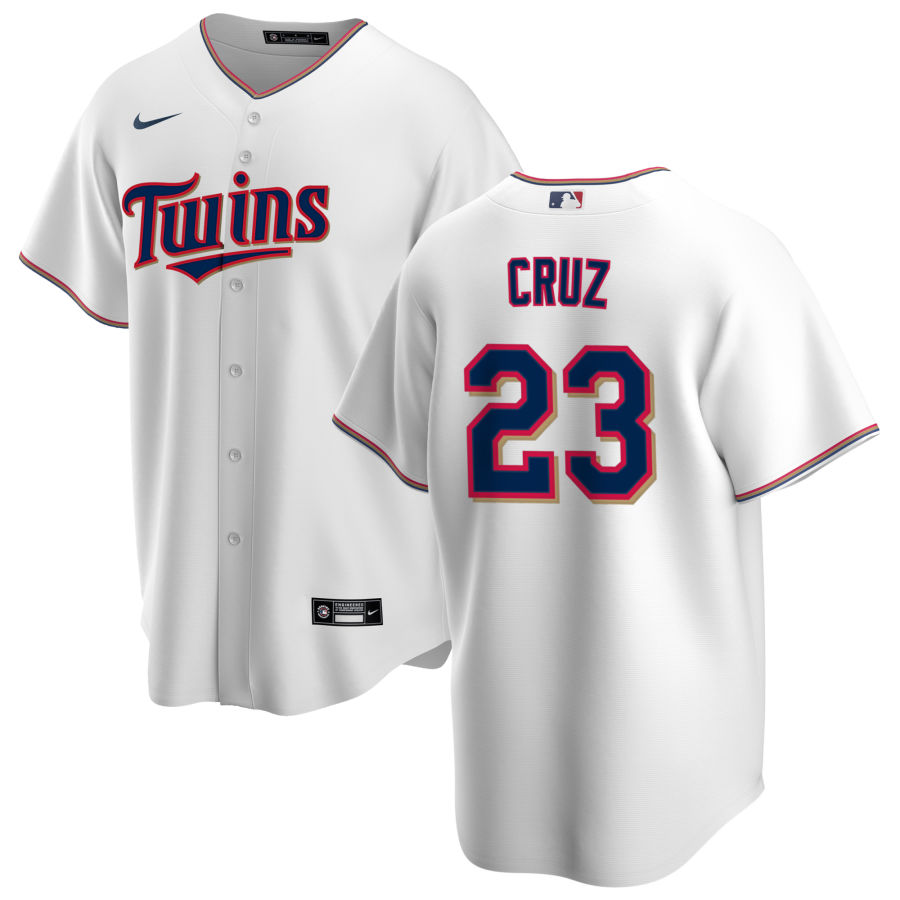 Nike Men #23 Nelson Cruz Minnesota Twins Baseball Jerseys Sale-White